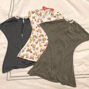 Bundle of 3 Zipadee Zip transition sleep sacks